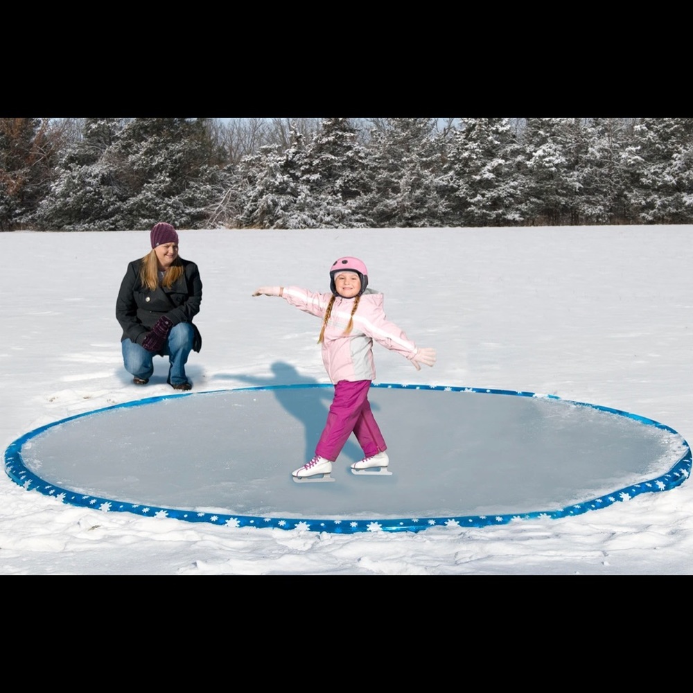12’ Oval Backyard Ice Rink